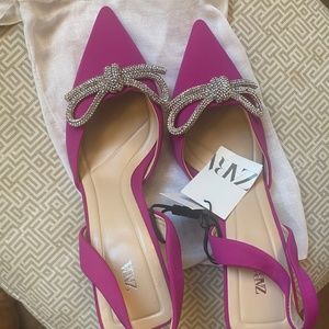 Zara embellished Heels